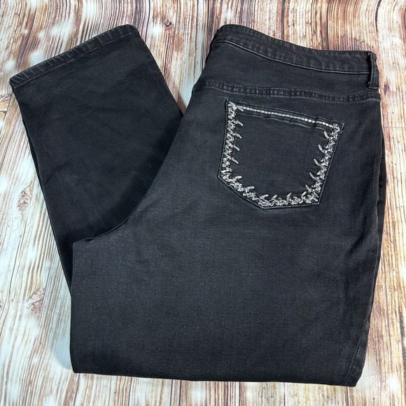 Christopher & Banks Denim - Christopher & Banks Size 16 Long High Rise Straight Leg Jeans Denim Pants 36x32